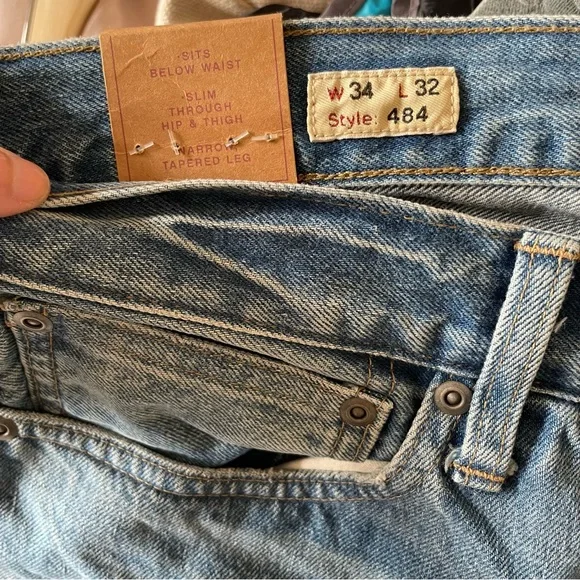 New J. Crew Slim-Fit Jeans style 484 - Picture 5 of 6